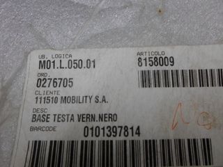 SCARABEO 125-150-200-250  Κάλυμμα τιμονιού μαύρο   AP8158009-thumb-4