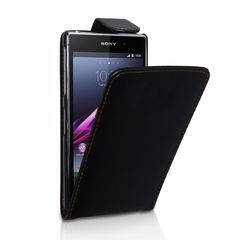 YouSave Accessories Θήκη για Sony Xperia Z1 by YouSave Accessories μαύρη και δώρο screen protector (200-100-247)