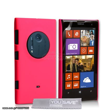 YouSave Accessories Θήκη για Nokia Lumia 1020 by YouSave Accessories ροζ  και δώρο screen protector (200-100-392)