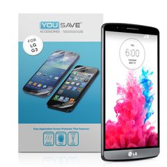 YouSave Accessories Μεμβράνη Προστασίας Οθόνης για LG G3 by Yousave - 5 Τεμάχια