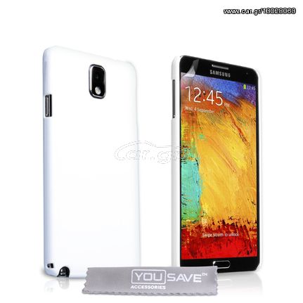 YouSave Accessories Θήκη για Samsung Galaxy Note 3  by YouSave  λευκή και δώρο screen protector