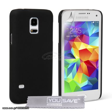 YouSave Accessories Θήκη για Samsung Galaxy S5 mini  by YouSave μαύρη και δώρο screen protector
