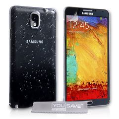 YouSave Accessories Θήκη για Samsung Galaxy Note 3 by YouSave μαύρη  και δώρο screen protector