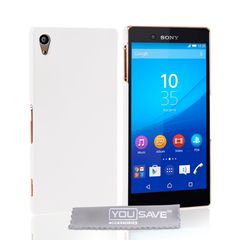 YouSave Accessories Θήκη για Sony Xperia Z3+ (Plus) λευκή by YouSave και screen protector  (200-100-991)