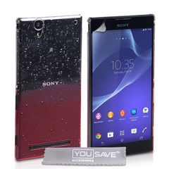 YouSave Accessories Θήκη για Sony Xperia T2 Ultra  by YouSave κόκκινη και screen protector (200-101-005)