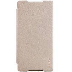 Nillkin Θήκη Sparkle Leather Flip  για Sony Xperia Z5 by Nillkin χρυσή  (200-101-112)