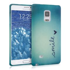 KW Θήκη σιλικόνης για Samsung Note Edge Smile  μπλε by KW ( 200-101-403)