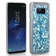 Caseflex Θήκη σιλικόνης για Samsung Galaxy S8 Tinfoil Blue by Caseflex (200-102-195)