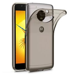 Terrapin Terrapin Ημιδιάφανη Θήκη Σιλικόνης Motorola Moto G5 - Smoke Black (118-003-029)