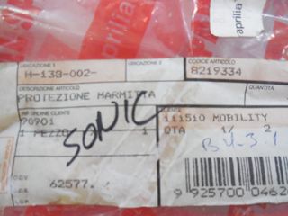 APRILIA  SONIC   Προστατευτικό κάλυμμα εξάτμισης  AP8219334-thumb-6