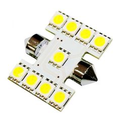 LED λαμπτήρας πλαφονιέρας (σωλήνας) 31mm x 33mm 9 SMD cool white  J2170 -  OEM