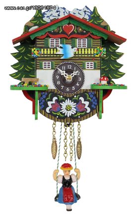 Ρολόι εκκρεμές με αλπικό σπιτάκι Κωδ:57SQ --- www.CuckooClock.gr ---