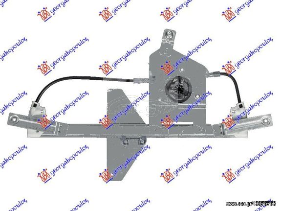 Γρύλος Παραθύρου Ηλεκτρικός CITROEN C3 Hatchback / 5dr 2010 - 2013 1.0 VTi 68  ( ZMZ (EB0)  ) (68 hp ) Βενζίνη #195007052