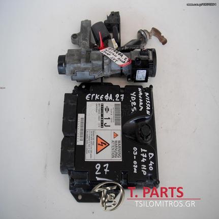 Εγκέφαλος + Κίτ Nissan-Navara-D40-(2005-2010)   23710-ΕΒ310 1J MB275800-3602