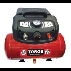Φορητός αεροσυμπιεστής μονομπλόκ oil-free TOROS 602036