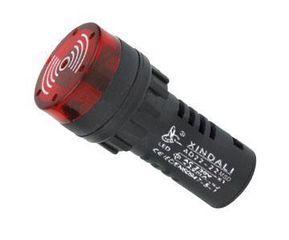 Βομβητής πίνακα BUZZER Φ22 με LED 24V 80dB AD22-22MSD