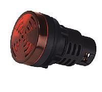 Βομβητής με LED BUZZER Φ30 24VAC/DC 90dB AD22-30MSD
