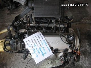 ΚΙΝΗΤΗΡΑΣ HONDA CIVIC 1.4, 75HP, ΚΩΔΙΚΟΣ ΜΗΧΑΝΗΣ D14A3, MOD 1996-2000