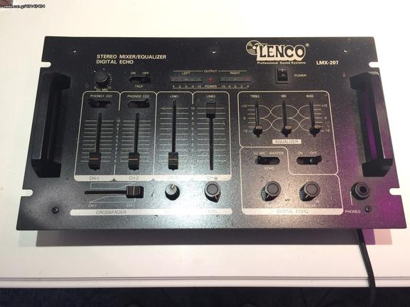  Μεικτής Lenco stereo mixed equalizer digital echo 