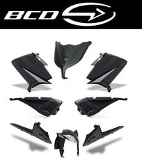 ΣΕΤ ΠΛΑΣΤΙΚΩΝ BCD DESIGN BODY KIT ΜΕ DAYLIGHT ΕΜΠΡΟΣ ΜΟΥΤΡΟ YAMAHA T-MAX 530 2012-2014