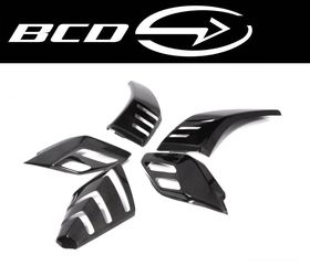 BCD DESIGN ΣΕΤ ΚΑΛΥΜΜΑΤΑ ΦΛΑΣ ΕΜΠΡΟΣ-ΠΙΣΩ & STOP YAMAHA T-MAX 530 2012-2016