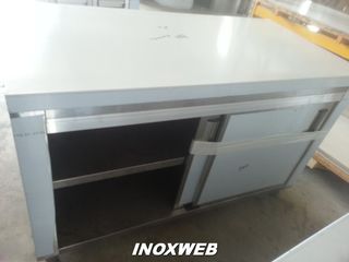 INOXWEB 2024-Ερμαριο με συρομενες πορτες 140χ60χ87
