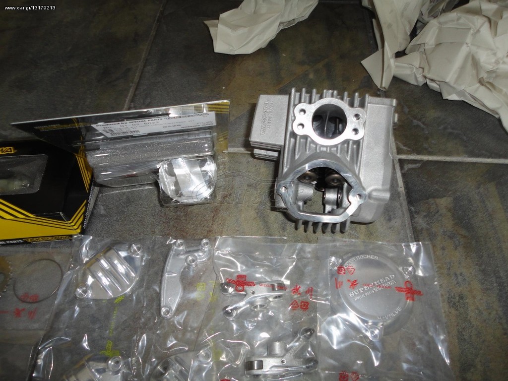 kefali takegawa SUPER HEAD+R 4V gia honda c50 glx dax chaly astrea supra ss50 z50j Z50R monkey Gorilla lifan skyteam Jincheng Jintong JC50 MODIFYING GARAGE "since1993" TAKEGAWAGR - 4miniracingparts,gr