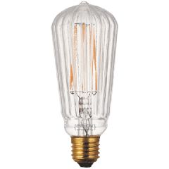 Λάμπα led fillament γραμμωτή αβοκάντο ST60x160 E27 5.5W 230V θερμό φως δέσμης 280° enjoy simplicity