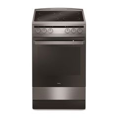Amica 508CE2.30EH(XV) Κουζίνα Κεραμική Inox 62lt (85X50) A