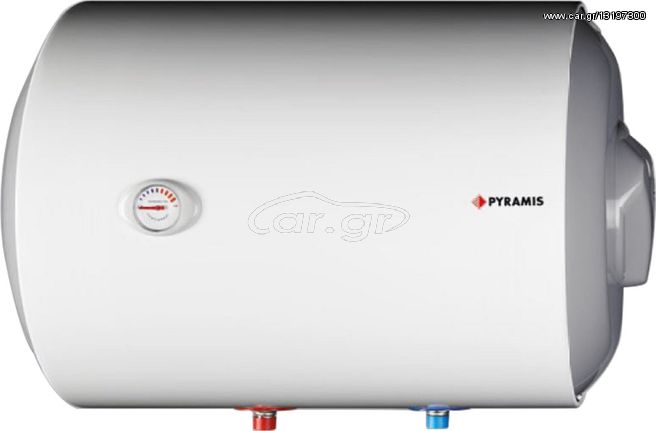 Pyramis Θερμοσίφωνας 80lt 3.5kW Οριζόντιος Δεξιά (027032701)