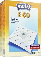 Swirl E60 Σακούλες Σκούπας - για Elektrolux, AEG