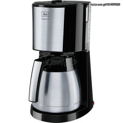 Melitta 1017-08 Enjoy Top Therm Inox Καφετιέρα Φίλτρου 1000W Black