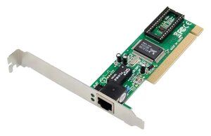 POWERTECH κάρτα επέκτασης PCI σε 1x RJ45 ST701, RTL8139D