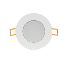 Led σποτ στρόγγυλο λευκό 8W 230V AC θερμό φως 3000k 640lm δέσμης 120° στεγανό IP65