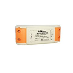 Τροφοδοτικό - led driver 24W 230V στα 24VDC για ταινίες & λάμπες LED πλαστικό μη στεγανό IP20