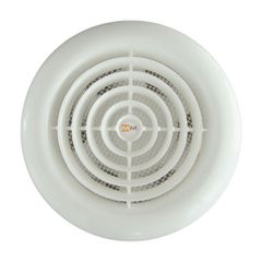 Εξαεριστήρας μπάνιου Φ100mm 18W λευκός στρόγγυλος σειρά ММ-100 220V 169m³/h 32dB
