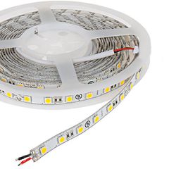 Led ταινία 30m 6W/m 24VDC 4000K ενδιάμεσο λευκό φως IP33 αυτοκόλλητη πλάτους 8mm 60led/m κοπή ανά 10