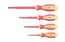 Κατσαβίδι VDE 1000V HOBO (+) PH 0x60 04002 B4 με μαγνητική μύτη και μαύρο φινίρισμα