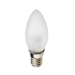 Λάμπα led filament κεράκι C35 Ε14 6W 230V 6000Κ ψυχρό λευκό φως 660lumen με γαλακτερό κάλυμμα