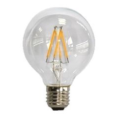 Λάμπα led filament globe G95 Ε27 4W 230V 6000K ψυχρό λευκό φως 500lumen δέσμης 360°