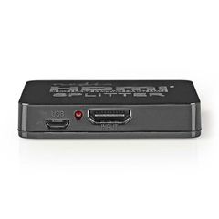 Splitter HDMI 2 θυρών NEDIS VSPL34002BK με υποστήριξη 4Κ2Κ Full HD και 3D