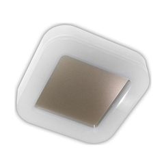 Led πλαφονιέρα λευκή τετράγωνη 15W 230V 4000k ενδιάμεσο φως 1200lm περιμετρικού φωτισμού IP65