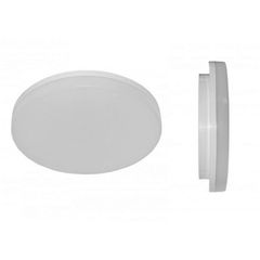 Led πλαφονιέρα στρογγυλή 24W 230V 4000k ενδιάμεσο λευκό φως 2400lm στεγανή IP54