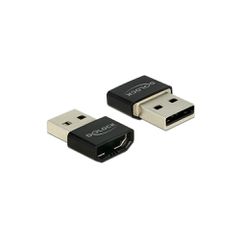 Αντάπτορας DELOCK USB 2.0 σε HDMI-A female Black