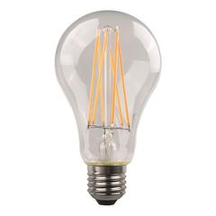Λάμπα LED κοινή crossed filament 11W E27 με θερμό φως 3000K και διάφανο κάλυμμα 220-240V