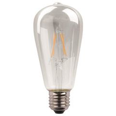 Λάμπα Led E27 ST64 Crossed Filament 11W 6500K ψυχρό λευκό φως ντιμαριζόμενη με διάφανο κάλυμμα