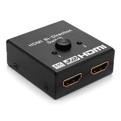 HDMI Bi-Directional switch POWERTECH CAB-H112 2 σε 1 4K x 2K & 3D μαύρο με υποστήριξη HDR