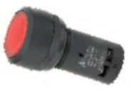 Μπουτόν φωτιζόμενο κόκκινο NC Xindali SB7-CW3462 με LED