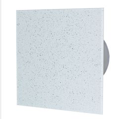 Εξαεριστήρας MMP-UE 5,5W 230V 50Hz 100m³/h Φ100/100 λευκό & ασημί γυαλί επίτοιχης τοποθέτησης
