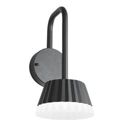 Επίτοιχο LED SMD φωτιστικό 10W 230V AC 400lm δέσμης 85° 3000k θερμό λευκό φως στεγανό IP54 30000h